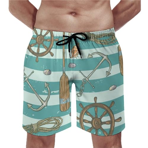 Shorts de bain homme maillot de bain séchage rapid avec poches cordon