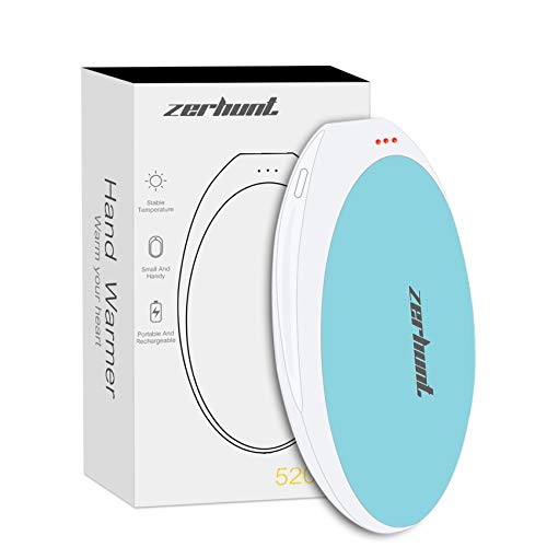 Handwärmer USB, Frauen Geschken für Menstruationszyklus Elektrische Handwärmer Powerbank, Tragbare wiederaufladbare Taschenwärmer für Warm