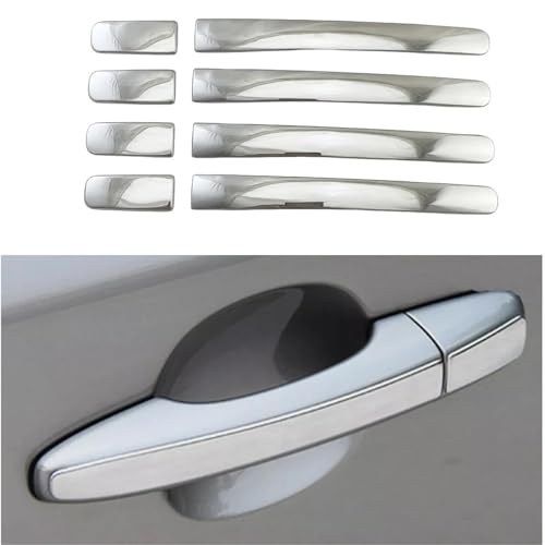 Accesorios para Volvo V60 V40: cubierta de manija de puerta en acero inoxidable plateado 5