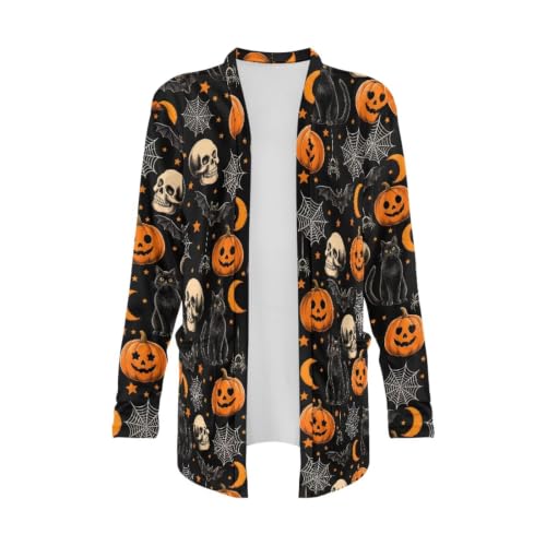 Image of Cardigan Sweaters for Women Long Sleeve Cardigan Soft Drape Open Front Fall Dusters V-Neck Jackets Dressy Loose Coat