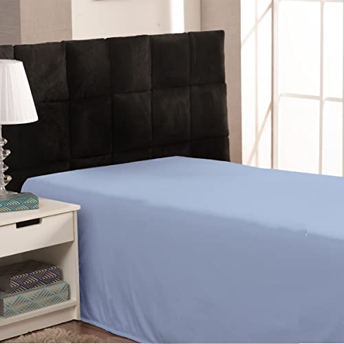 Lençol Solteiro Sem Elástico Mivla 100% Algodão (Azul Jeans)