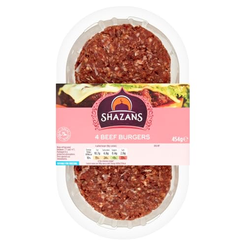 Shazans Halal select Beef Burgers 454g