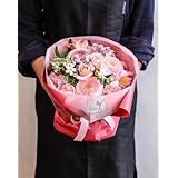 フローリストせきど ブーケ Mサイズ (ピンク) 総理大臣賞受賞デザイナー監修 花束 花 生花 フラワー ギフト プレゼント 贈り物 誕生日 お祝い 結婚記念日 退職祝い
