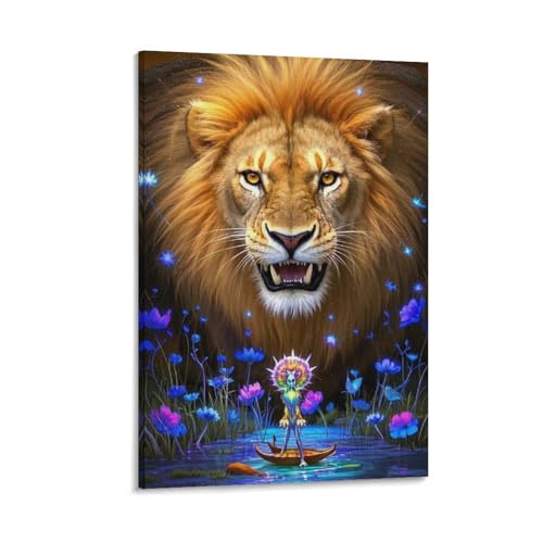 Image Sur Toile lion décoration murale inspirante pour votre intérieur