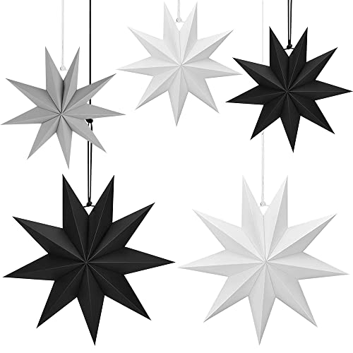 Produktbild von Papierstern Lapenschir Faltstern Weihnachten, 3 Stück Papiersterne