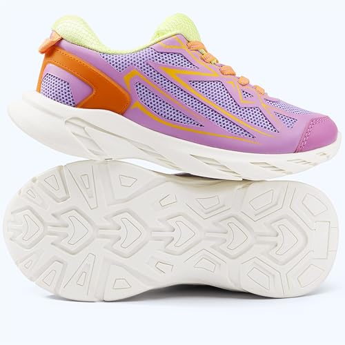 HOMEHOT Boys Girls Lightweight Breathable Sneakers Strap Athletic Tennis Shoes for Running Walking (Toddler/Little Kid/Big Kid)3