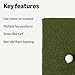 Amazon Basics Golf Hitting Practice Mat with Multiple Tee Positions, 5' x 4'