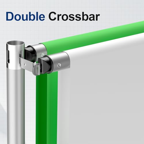 Image of EMART Backdrop Stand Heavy Duty 8.9x10Ft Double Crossbar Pipe and Drape