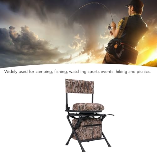 Chaise de camping pivotante lyrlody siège 360 léger et compact - 6