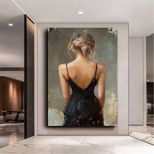 Portrait romantique de femme pour la décoration de la chambre à coucher