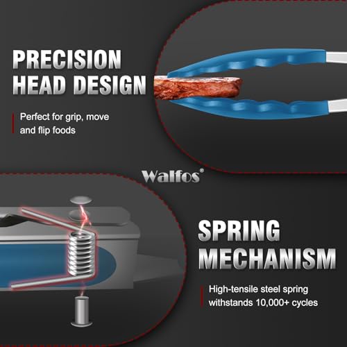 3 pcs Color Silicone Tongs