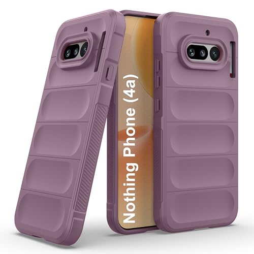 Image of Zapcase Back Case Cover for Nothing Phone (4a) | Compatible for Nothing Phone (4a) Back Cover | Liquid Silicon Magic Case with Camera Protection | Lavender