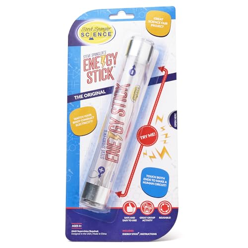 Human-chain electricity conductor — grab hands in a circle and the stick lights up and beeps, instantly making you the coolest person at the party.