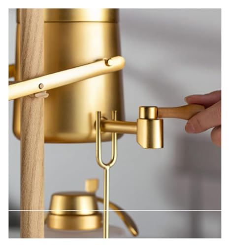 Siphon Kaffeemaschine, Syphon Kaffeemaschine, Siphon Brewer, Elegantes Design im Retro-Stil mit U-Griff, Glas-Siphonkanne for Kaffee oder Tee