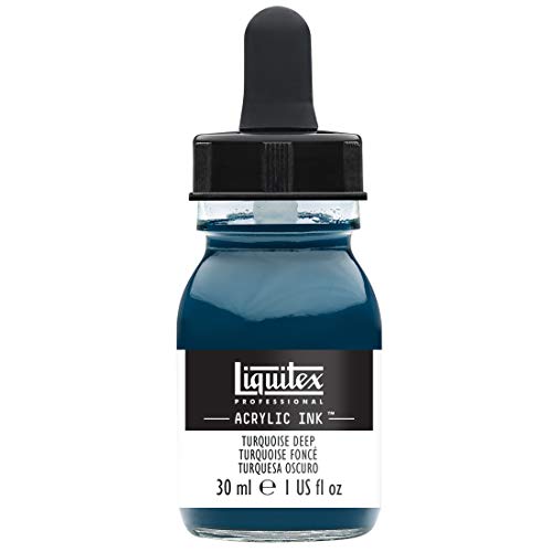 Liquitex 4260561 , Turquoise Deep Professional Acrylic Ink 1-oz jar