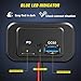 Nilight 2 Pack Socket Panel 12V 24V Dual USB Outlet PD Type C QC3.0 Surface Mount 48W Fast Waterproof for Automotive RV Marine Boat Motorcycle Truck
