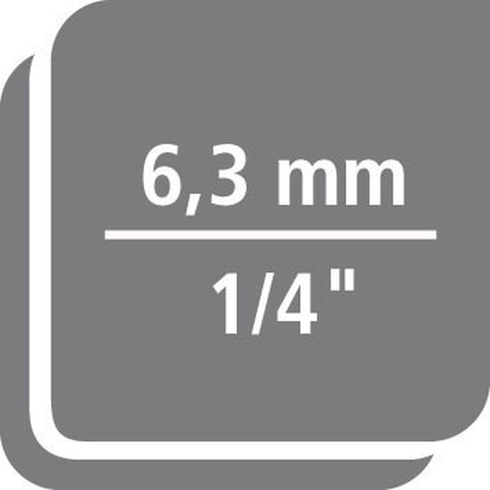 Hazet 8501-3 Inserto Chiave a Bussola per Giraviti, Oro, Attacco Quadro, Cavo, 6.3 mm 1/4 di Pollice