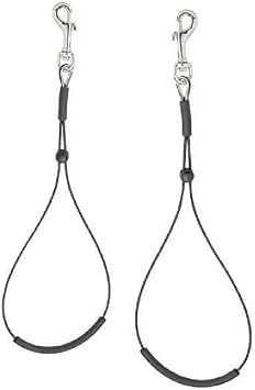 PUREPET Grooming Loop Dog Groomers Restraint Cable Durable Adjustable Choose 15" or 19" Set of Both Sizes