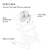 Stokke Tripp Trapp White Baby Seat with Harness for High Chair