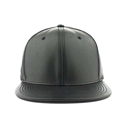 blank leather strapback hats