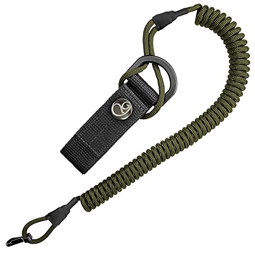 Ganzoo Spiral-Kabel Schlüsselanhänger elastisch mit Karabiner...