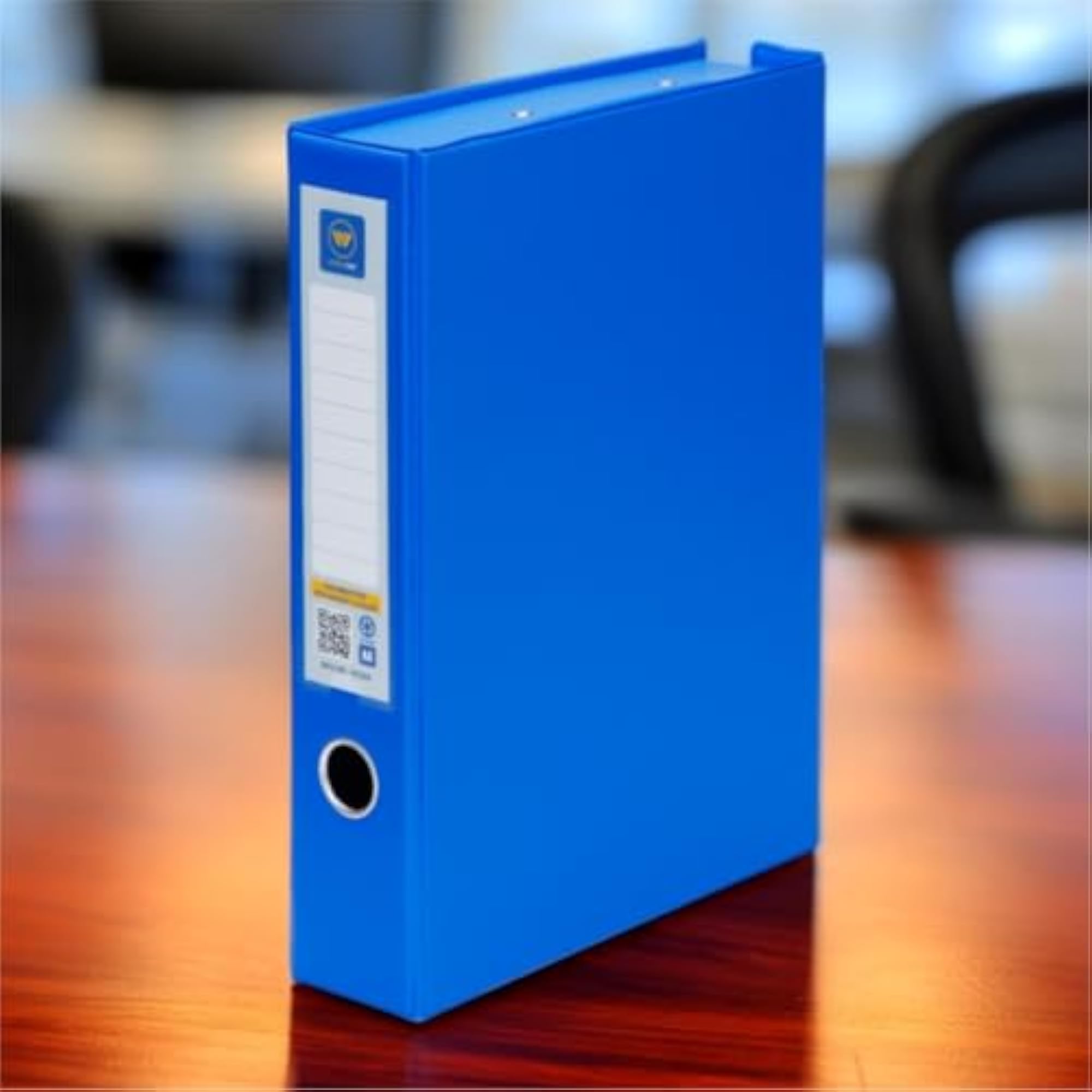 Box File with Magnetic Button Closure for Easy Classification