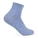 Keds Women's Quarter Socks 6-Pack - All-Day Comfort with Soft Flat Knit Design, Perfect for Active Wear and Everyday Use, Denim Blue Assorted