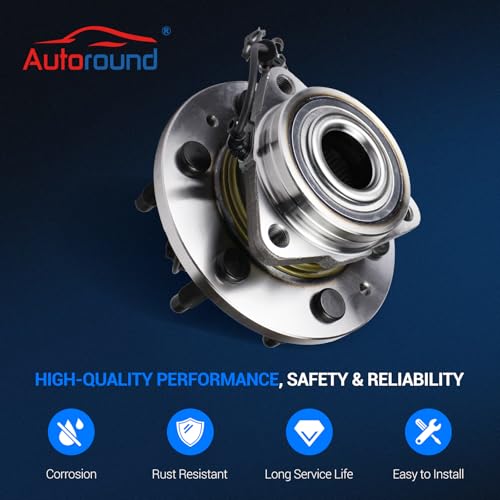 Image of Autoround 515096 Front Wheel Hub Assembly Fits Chevy Tahoe Silverado