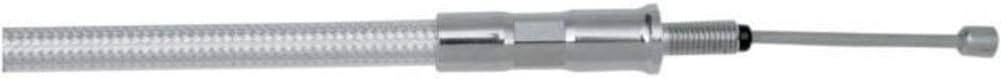 Magnum Polished Stainless Steel High Efficiency Braided Clutch Cable - 66-11/16in.