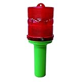 ミツギロン 鳥獣被害対策 LEDライト 赤色 点滅 単一電池式 夜間自動点灯 昼間自動消灯 連続点灯 240時間 動物よけ 野生動物 アニマルレッド EG-80 1個入 22×7.5×7.5cm