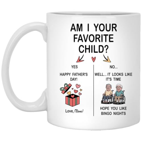 Taza de café personalizada para papá Día del Padre humor miniatura 2