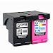 Produktbild YWSS Wiederaufbereitete Tintenpatrone für HP 302 XL HP 302(1 schwarz + 1 dreifarbig) F6U68AE / F6U67AE Kompatibel mit HP DeskJet 3630 2130 1110, HP Envy 4520 4527 4524, HP OfficeJet 3830 4650 3831