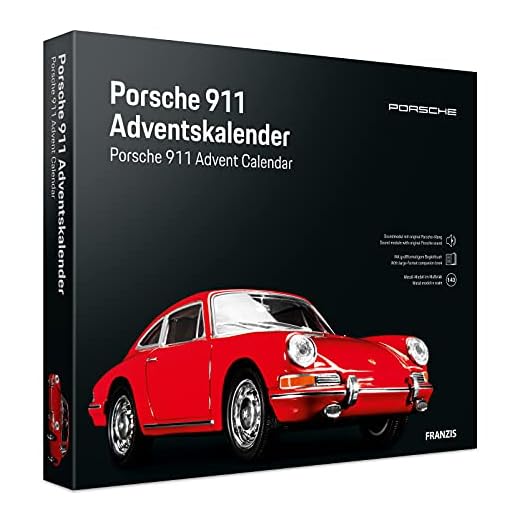 FRANZIS | Porsche 911 | Adventskalender 2021 rot