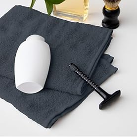 Alternative view of Avalon Towels Salon Towel - Grey Hand Towels Bulk Pack of 24 - 100% Cotton Absorbent Spa, Facial & Gym Towel for Working Out - 16x27 Inches (Not Bleach Proof)