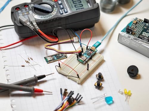 Image of Arduino Nano ESP32 with Headers [ABX00083] - ESP32-S3, USB-C, Wi-Fi, Bluetooth, HID Support, MicroPython Compatible for IoT & Embedded Projects