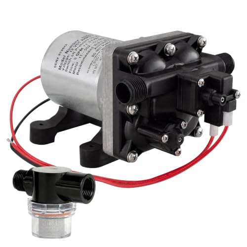 Image of RV Water Pump 4008-101-A65, 3.0 GPM, 55 PSI with Strainer