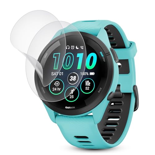 �y2���g�zJACRON �ی�t�B���� �p�� GARMIN(�K�[�~��) Forerunner 265S �t�B���� �T���T�� �^�b�`�� ��TPU�f�� �A���`�O���A ���˒ጸ Forerunner 265S �u�P�[�X�Ɗ�����/���t���ȒP/�Ռ��z��/�[���C�A�v