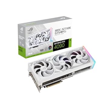 ASUS Placa gráfica ROG Strix GeForce RTX ™ 4090 edição branca para jogos (PCIe 4.0, 24GB GDDR6X, HDMI 2.1a, DisplayPort 1.4a)