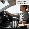 12V Wasserkocher Auto Edelstahl Reise Elektrischer Trinkbecher - 1300ml Wasserkocher für Auto Schnelles Erhitzen, Vakuumisolierung, Sicher Für Unterwegs (12V-Auto) #5