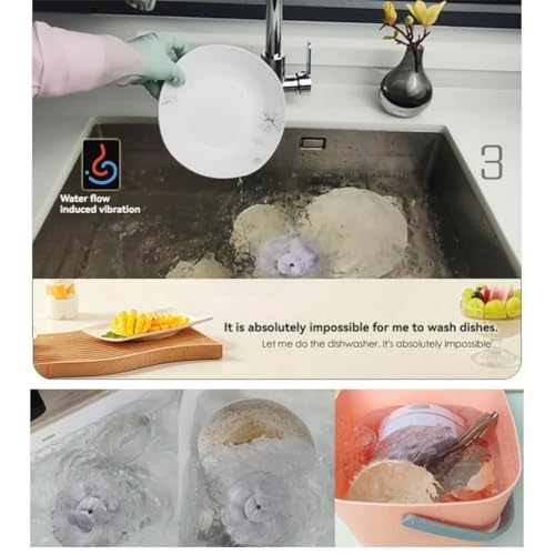 Lave-vaisselle à ultrasons compact pour nettoyer vaisselle et légumes