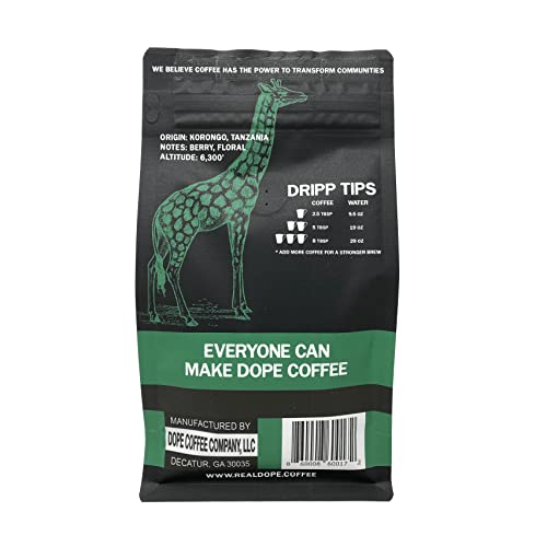 Café Molido Dope Coffee Tanzania Peaberry Tostado Oscuro 340 g miniatura 2