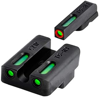 TRUGLO TFX Pro Tritium and Fiber Optic Xtreme Hangun Sights for CZ Pistols, Black, TFXPROCZ, One Size