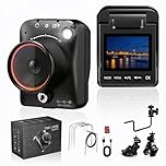 Outdoor Time Lapse Camera with Weatherproof Case, 48MP & 1296P MP4 Video, 180-Day Battery, 110° Wide Angle, LED Light, 64GB Card, 3 Mounts for Construction, Garden Growth, Sunsets & DIY