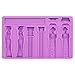 Roman Column Silicone Molds Goddess Sculpture Greek Marble Fondant Molds Pillars Bas Relief Retro Chocolate Mold for Cake Decorating Epoxy Resin Baking DIY Craft Soap Sugar Craft Polymer Clay Plaster