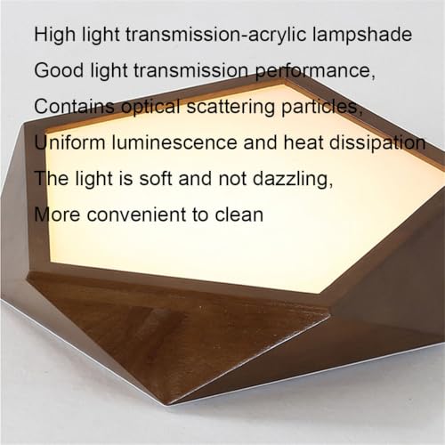 Lampe de Plafond Vintage 36W Variable avec Télécommande - 6