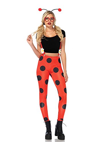 Leg Avenue Women's Love Bug Ladybug Halloween Costume Red/Black