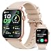 DIVOAZBVO Smart Watches for Women, 120 Sports Modes Smartwatch with 1.83 inches HD Display, Heart Rate/Sleep Monitor, IP67 Waterproof, Bluetooth Call & Music Control for iPhone/Android Rose Gold