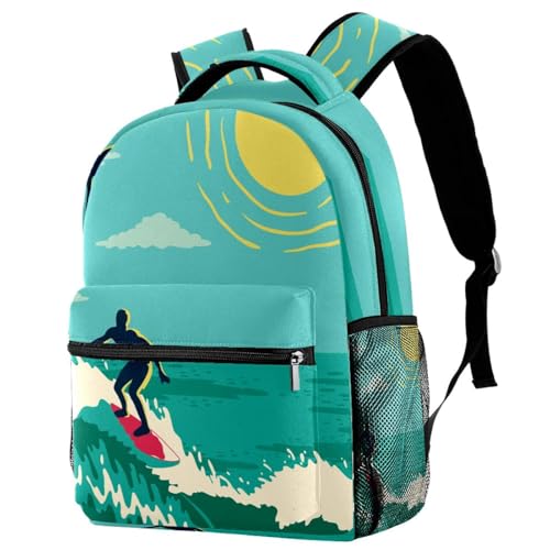 Sac de voyage décontracté multicolore pour le week-end et le lycée