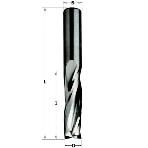CMT Orange Tools 196.120.11 - Fresa helicoidal z3/r neg. d 12x35x80 hwm dx