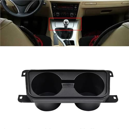 Double porte gobelet auto BMW E90 pour console centrale stable